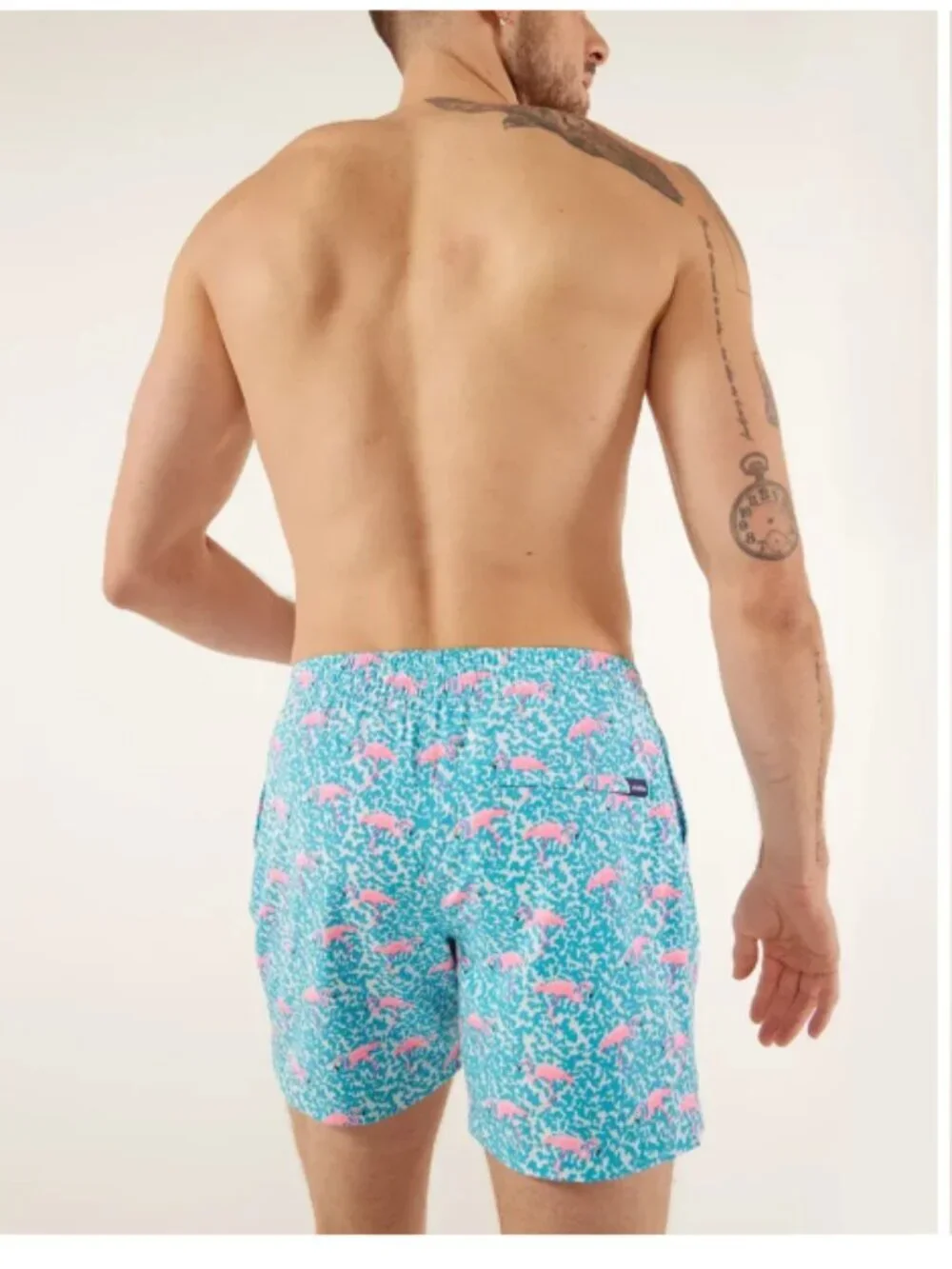 chubbies The Domingos Are For Flamingos Swim Shorts Size M